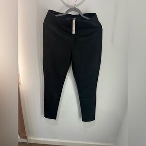 Francesca’s black suede dress pants